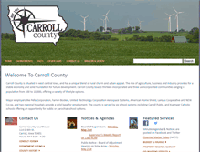 Tablet Screenshot of co.carroll.ia.us